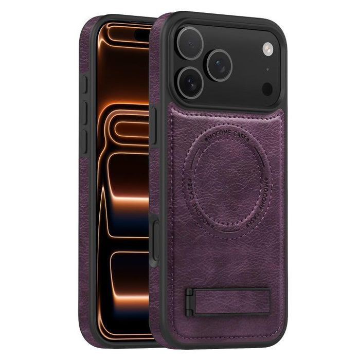 Multi-function Holder MagSafe PU Phone Case, For iPhone 17 Pro Max, For iPhone 17 Pro, For iPhone 17, For iPhone  Air