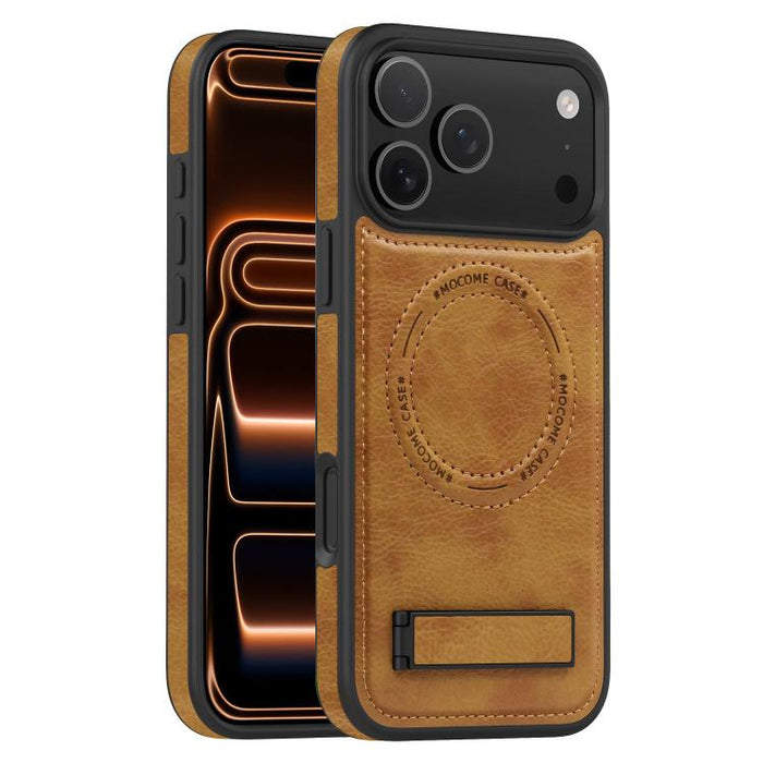Multi-function Holder MagSafe PU Phone Case, For iPhone 17 Pro Max, For iPhone 17 Pro, For iPhone 17, For iPhone  Air