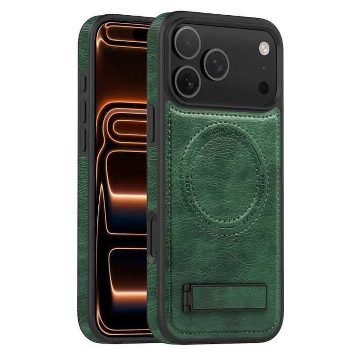 Multi-function Holder MagSafe PU Phone Case, For iPhone 17 Pro Max, For iPhone 17 Pro, For iPhone 17, For iPhone  Air