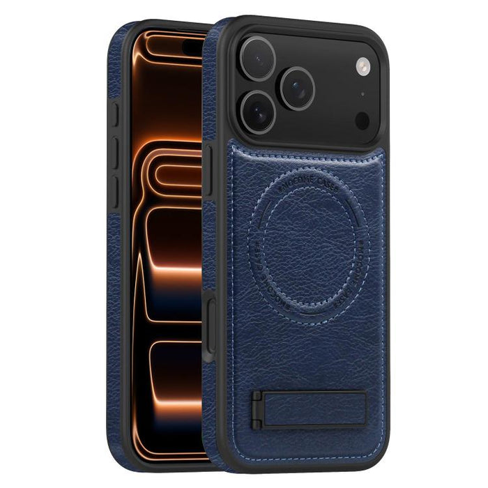 Multi-function Holder MagSafe PU Phone Case, For iPhone 17 Pro Max, For iPhone 17 Pro, For iPhone 17, For iPhone  Air