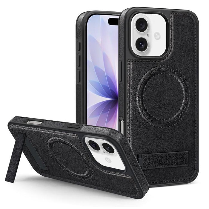 Multi-function Holder MagSafe PU Phone Case, For iPhone 17 Pro Max, For iPhone 17 Pro, For iPhone 17, For iPhone  Air