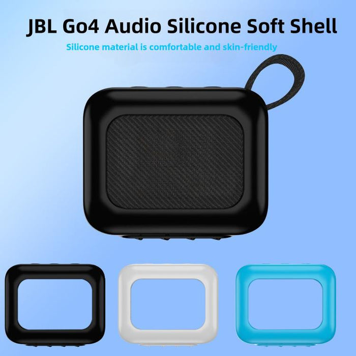 Funda protectora de silicona suave a prueba de caídas para altavoz Bluetooth de exterior JBL GO4