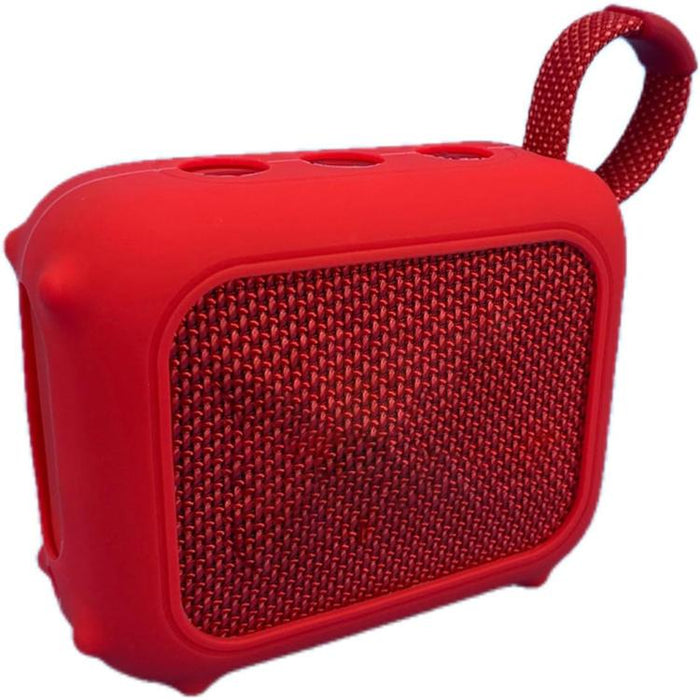 Funda protectora de silicona suave a prueba de caídas para altavoz Bluetooth JBL GO4 para exteriores