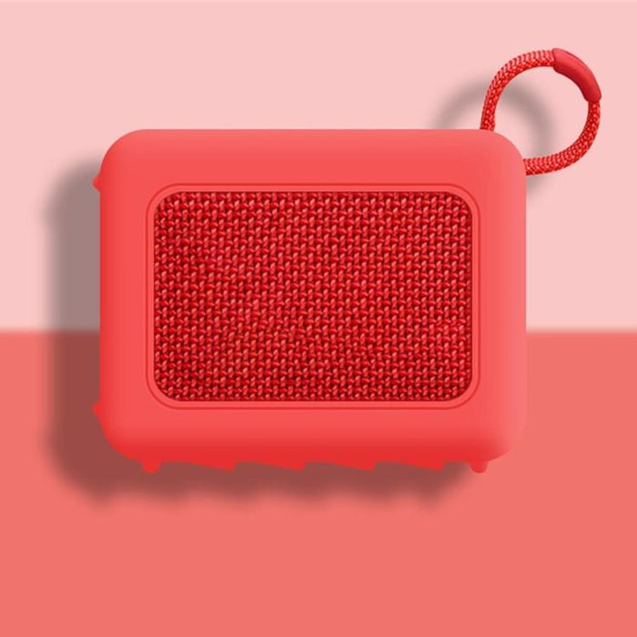 Funda protectora de silicona suave a prueba de caídas para altavoz Bluetooth JBL GO4 para exteriores