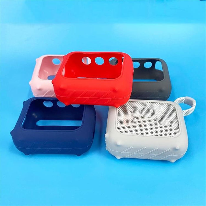 Funda protectora de silicona suave a prueba de caídas para altavoz Bluetooth JBL GO4 para exteriores