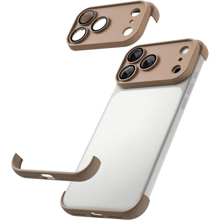 Funda ultradelgada sin marco de TPU con cuatro airbags en las esquinas y protección antigolpes para la lente., For iPhone 17 Pro Max, For iPhone 17 Pro, For iPhone 17, For iPhone Air