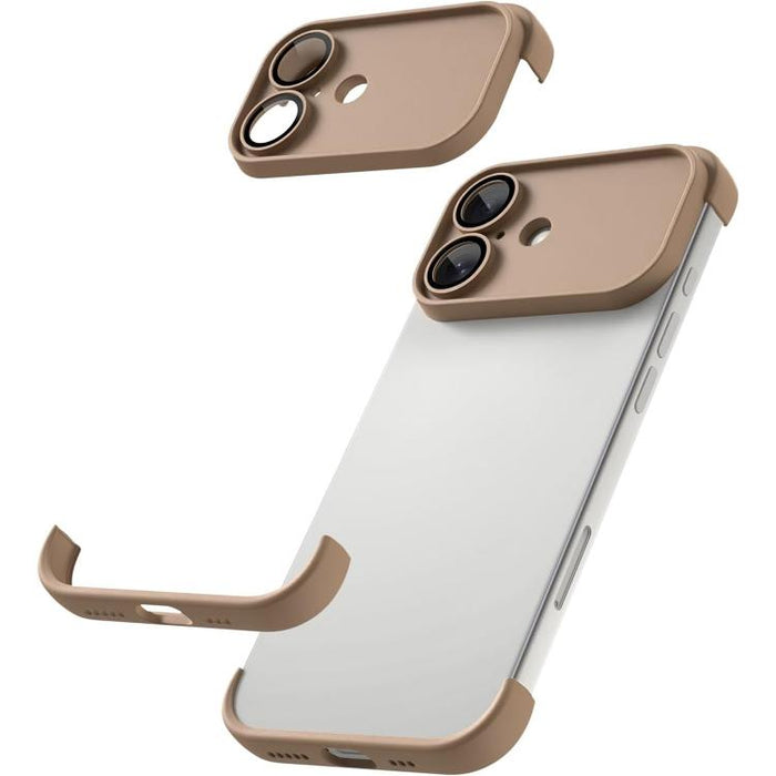 Funda ultradelgada sin marco de TPU con cuatro airbags en las esquinas y protección antigolpes para la lente., For iPhone 17 Pro Max, For iPhone 17 Pro, For iPhone 17, For iPhone Air