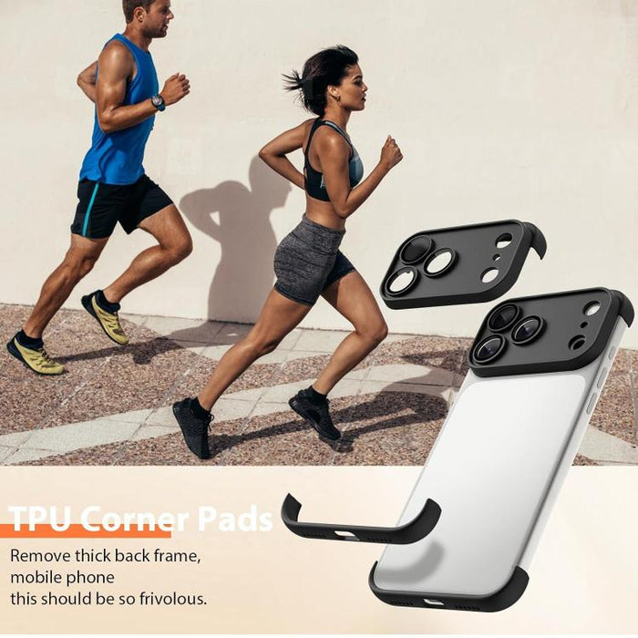 Funda ultradelgada sin marco de TPU con cuatro airbags en las esquinas y protección antigolpes para la lente., For iPhone 17 Pro Max, For iPhone 17 Pro, For iPhone 17, For iPhone Air