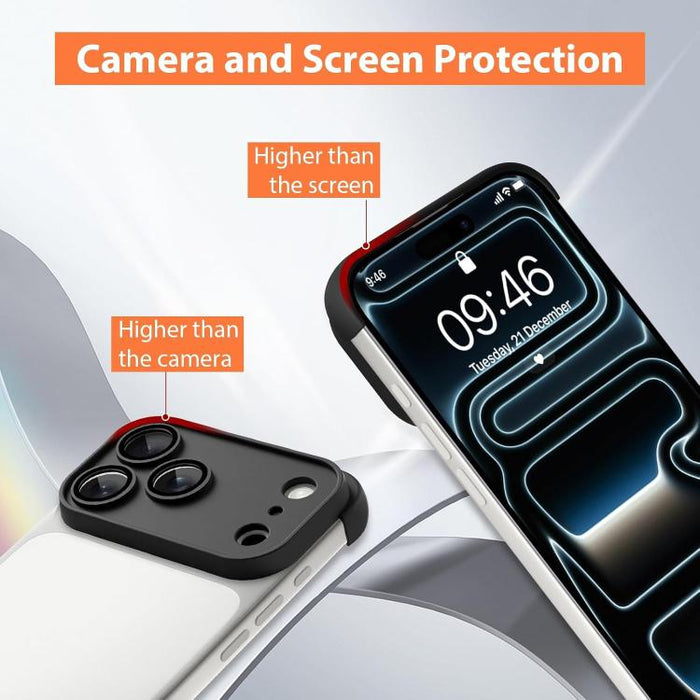 Funda ultradelgada sin marco de TPU con cuatro airbags en las esquinas y protección antigolpes para la lente., For iPhone 17 Pro Max, For iPhone 17 Pro, For iPhone 17, For iPhone Air