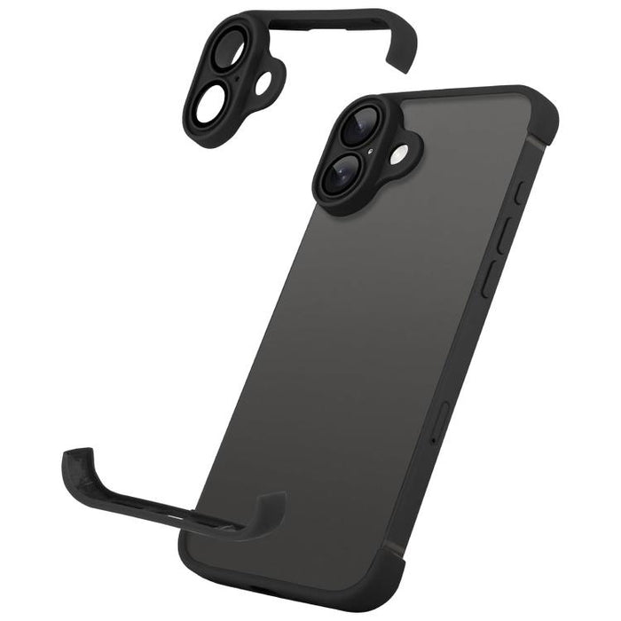 Funda ultradelgada sin marco de TPU con cuatro airbags en las esquinas y protección antigolpes para la lente., For iPhone 16 Pro Max, For iPhone 16 Pro, For iPhone 16 Plus, For iPhone 16