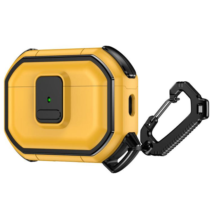 Funda protectora antigolpes para auriculares de policarbonato con cierre a presión y mosquetón., For AirPods Pro 3, For AirPods Pro 2