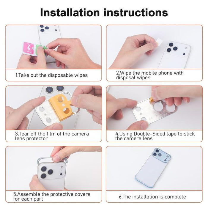 Funda para teléfono ultradelgada sin marco de aleación de titanio con protección antichoque en las cuatro esquinas, For iPhone 17 Pro Max, For iPhone 17 Pro, For iPhone 17, For iPhone Air