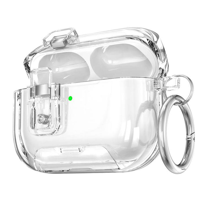 Funda protectora para auriculares de TPU con soporte magnético y anillo para el dedo, con diseño de estrellas y hebilla., For AirPods Pro 3