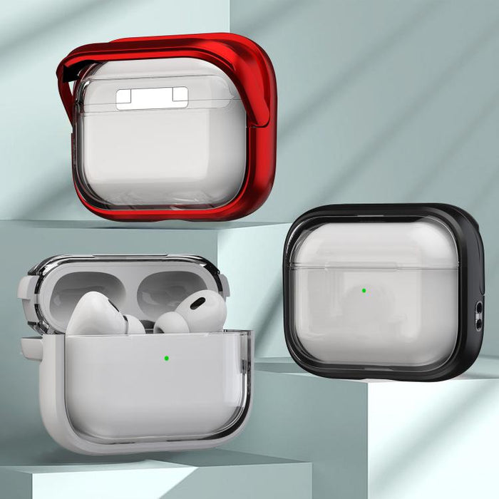 Funda protectora de TPU para auriculares Xuanjing Creative Stand, For AirPods Pro 3, For AirPods Pro 2