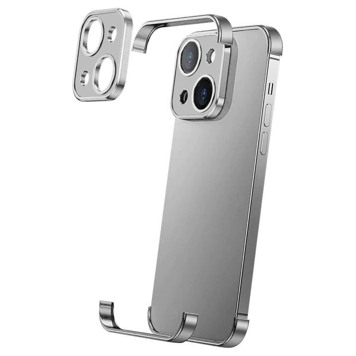 Funda para teléfono ultradelgada sin marco de aleación de titanio con protección antichoque en las cuatro esquinas, For iPhone 15 Pro Max, For iPhone 15 Pro, For iPhone 15 Plus, For iPhone 15, For iPhone 14 Plus, For iPhone 14, For iPhone 14 Pro       ...