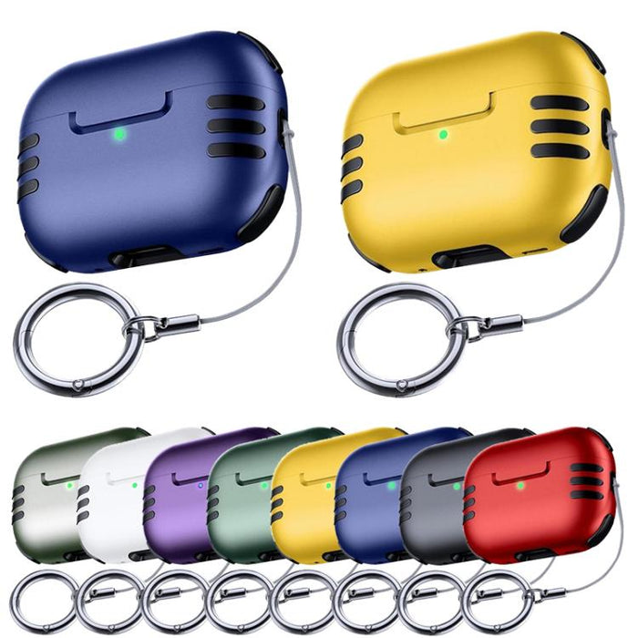 Funda protectora antichoque para airbag con cobertura total y anillo para cordón., For AirPods Pro 2