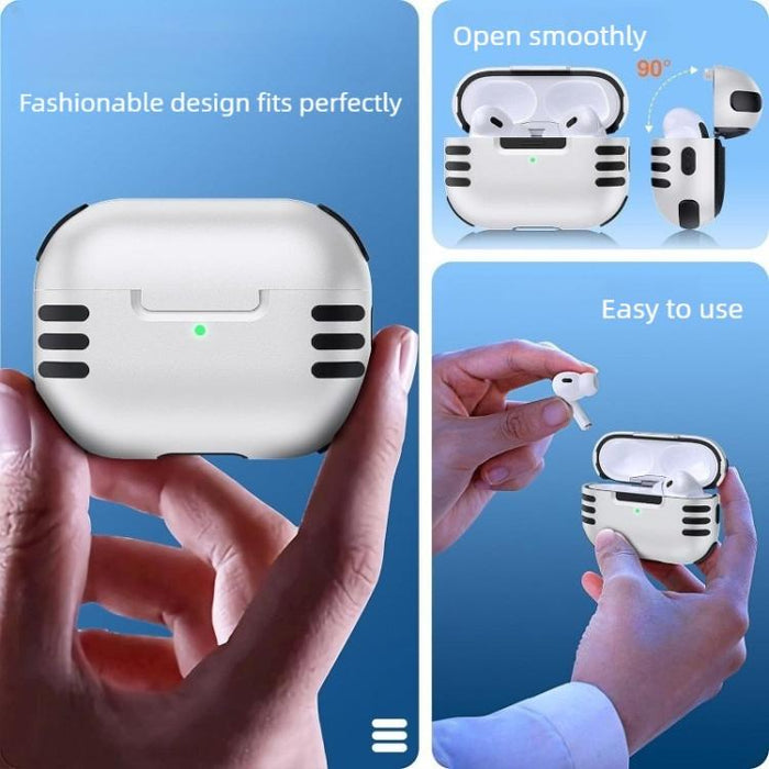 Funda protectora antichoque para airbag con cobertura total y anillo para cordón., For AirPods Pro 2