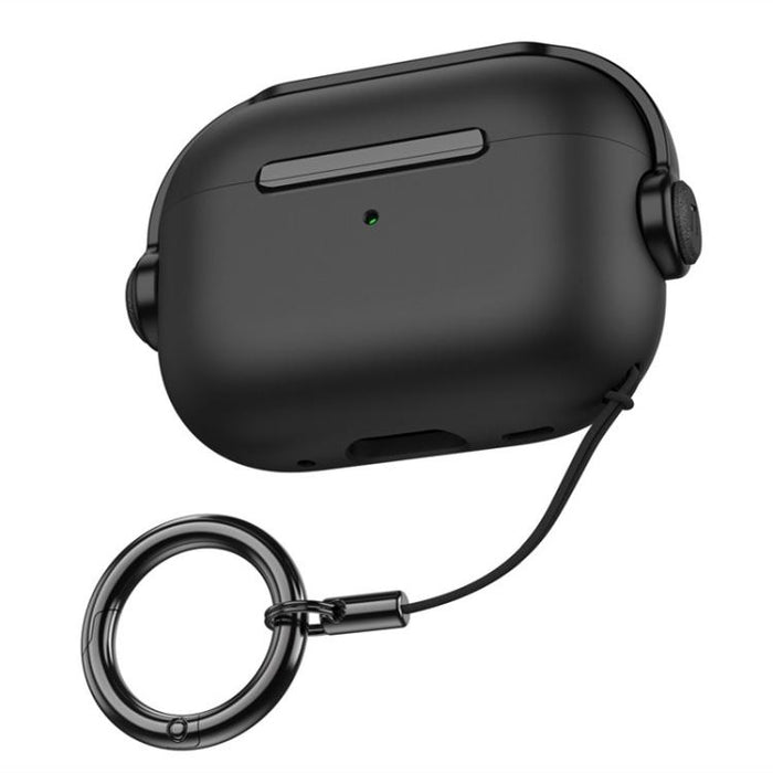 Funda protectora de TPU para auriculares Music Boy con clip para cordón, For AirPods Pro 3