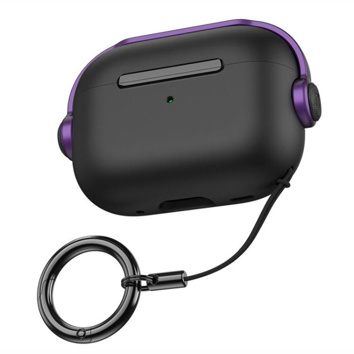 Funda protectora de TPU para auriculares Music Boy con clip para cordón, For AirPods Pro 3
