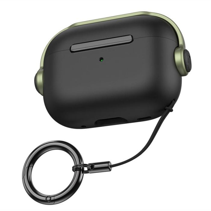 Funda protectora de TPU para auriculares Music Boy con clip para cordón, For AirPods Pro 3