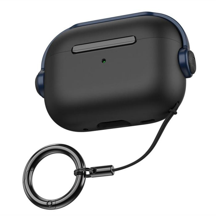 Funda protectora de TPU para auriculares Music Boy con clip para cordón, For AirPods Pro 3