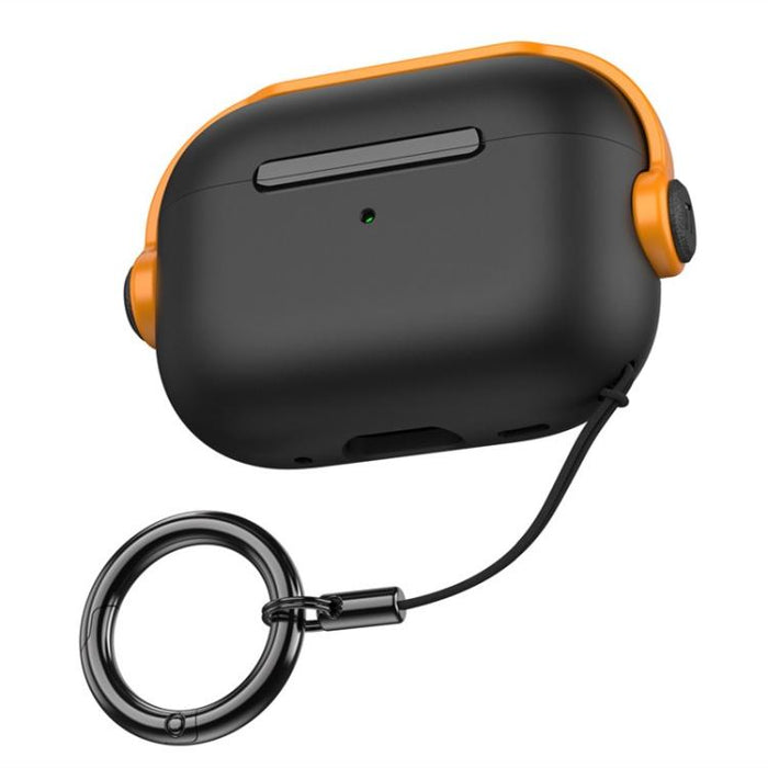 Funda protectora de TPU para auriculares Music Boy con clip para cordón, For AirPods Pro 3