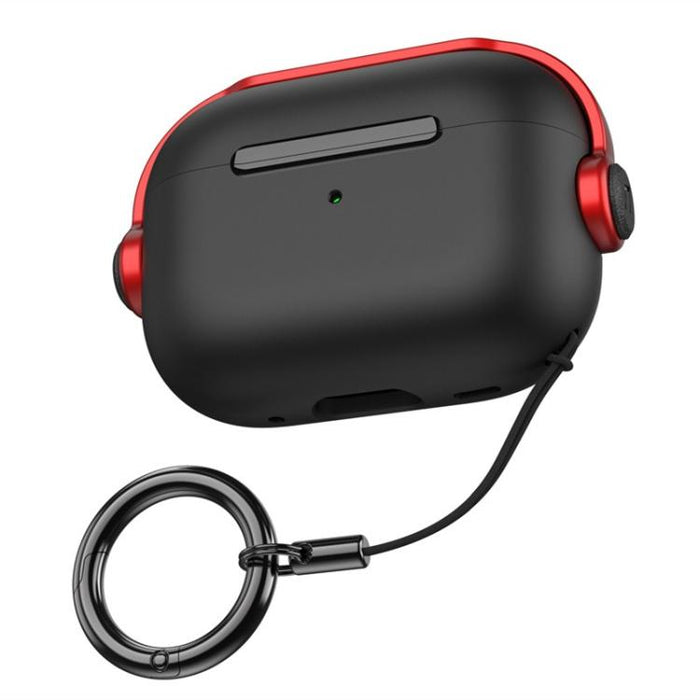 Funda protectora de TPU para auriculares Music Boy con clip para cordón, For AirPods Pro 3