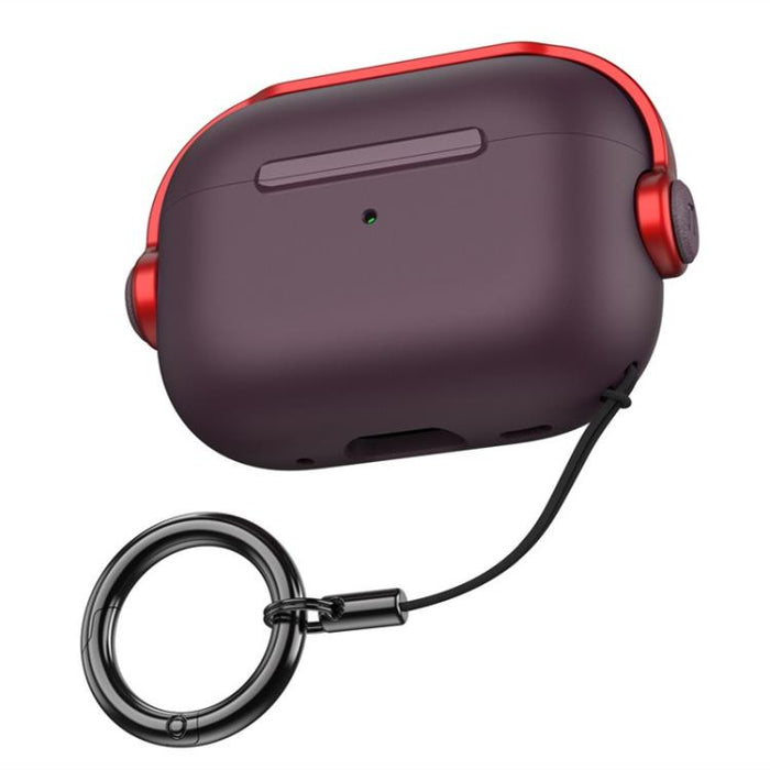 Funda protectora de TPU para auriculares Music Boy con clip para cordón, For AirPods Pro 3
