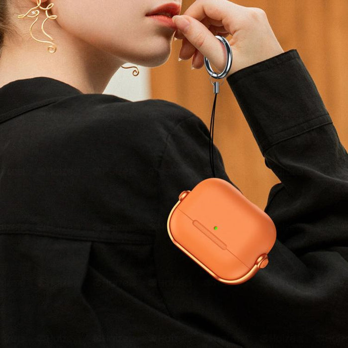 Funda protectora de TPU para auriculares Music Boy con clip para cordón, For AirPods Pro 3