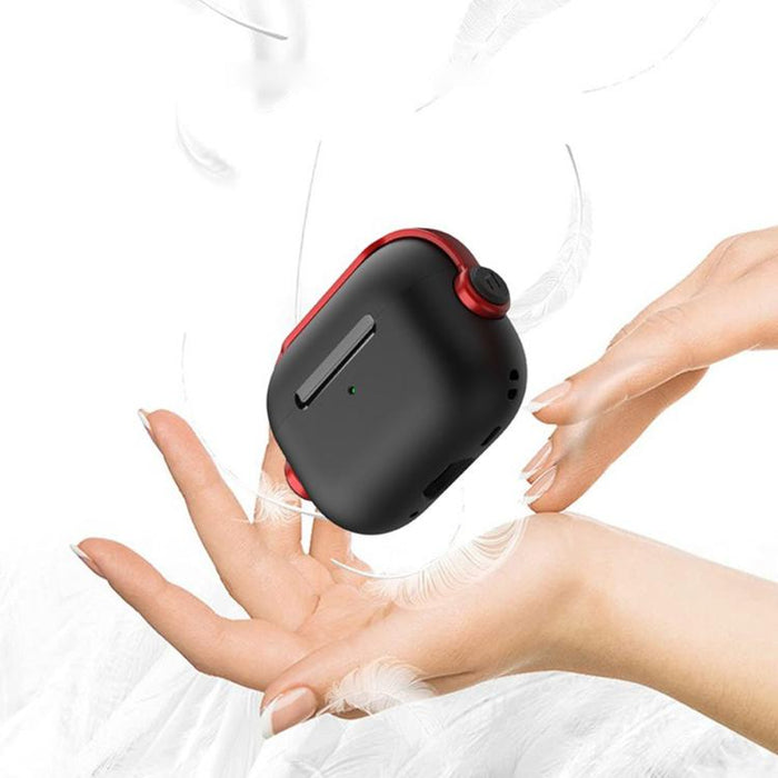 Funda protectora de TPU para auriculares Music Boy con clip para cordón, For AirPods Pro 3