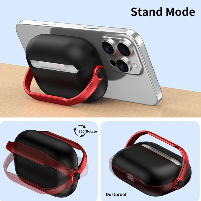 Funda protectora de TPU para auriculares Music Boy con clip para cordón, For AirPods Pro 3