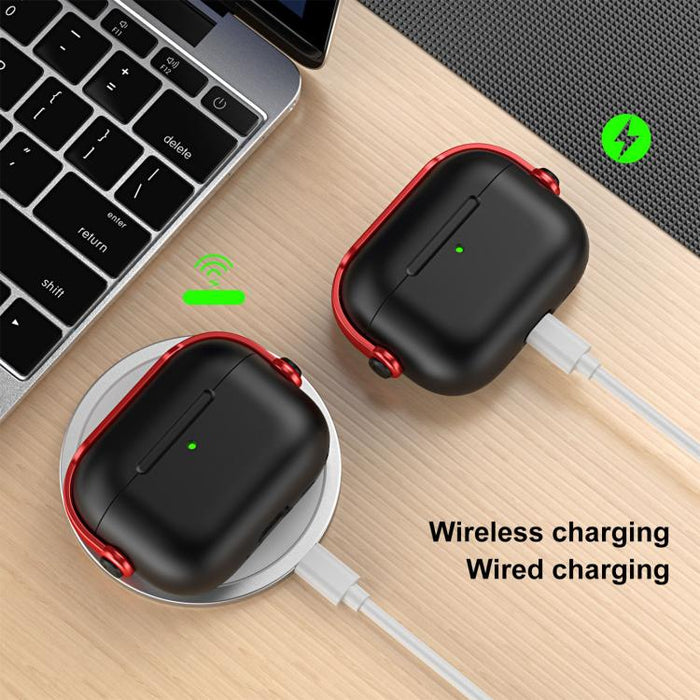 Funda protectora de TPU para auriculares Music Boy con clip para cordón, For AirPods Pro 3