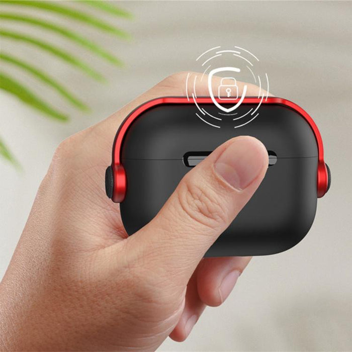 Funda protectora de TPU para auriculares Music Boy con clip para cordón, For AirPods Pro 3