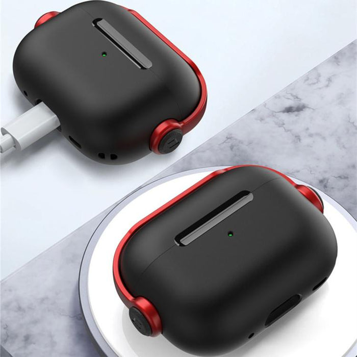 Funda protectora de TPU para auriculares Music Boy con clip para cordón, For AirPods Pro 3
