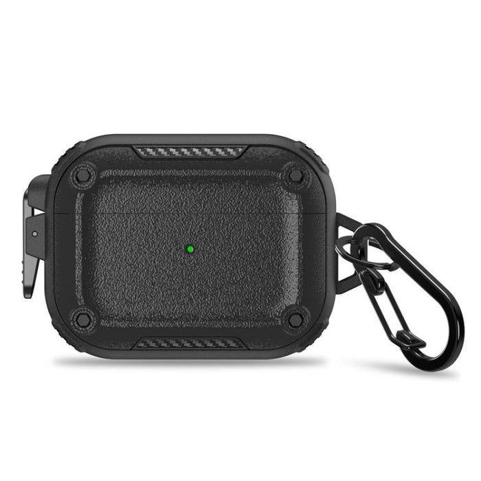 Funda protectora para auriculares Explorer Buckle con cierre esmerilado y mosquetón, For AirPods Pro 2
