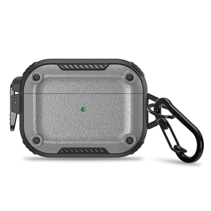 Funda protectora para auriculares Explorer Buckle con cierre esmerilado y mosquetón, For AirPods Pro 2