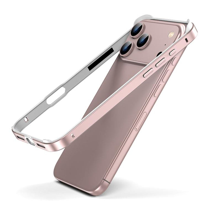 Funda para teléfono híbrida de metal y silicona con cuatro esquinas, resistente a los golpes y con sistema de refrigeración., For iPhone 17 Pro Max, For iPhone 17 Pro, For iPhone 17, For iPhone Air, For iPhone 16 Pro Max, For iPhone 16 Pro             ...