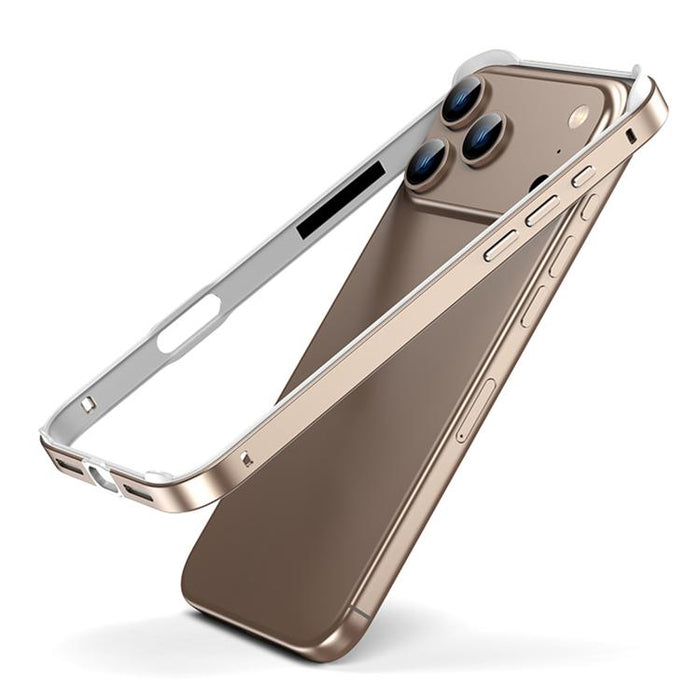 Funda para teléfono híbrida de metal y silicona con cuatro esquinas, resistente a los golpes y con sistema de refrigeración., For iPhone 17 Pro Max, For iPhone 17 Pro, For iPhone 17, For iPhone Air, For iPhone 16 Pro Max, For iPhone 16 Pro             ...