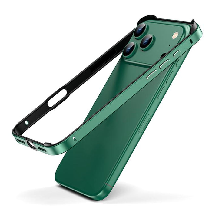 Funda para teléfono híbrida de metal y silicona con cuatro esquinas, resistente a los golpes y con sistema de refrigeración., For iPhone 17 Pro Max, For iPhone 17 Pro, For iPhone 17, For iPhone Air, For iPhone 16 Pro Max, For iPhone 16 Pro             ...