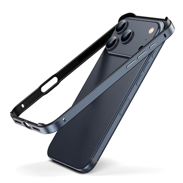 Funda para teléfono híbrida de metal y silicona con cuatro esquinas, resistente a los golpes y con sistema de refrigeración., For iPhone 17 Pro Max, For iPhone 17 Pro, For iPhone 17, For iPhone Air, For iPhone 16 Pro Max, For iPhone 16 Pro             ...