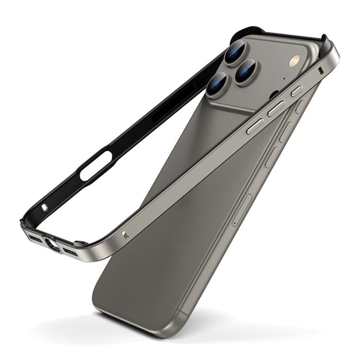 Funda para teléfono híbrida de metal y silicona con cuatro esquinas, resistente a los golpes y con sistema de refrigeración., For iPhone 17 Pro Max, For iPhone 17 Pro, For iPhone 17, For iPhone Air, For iPhone 16 Pro Max, For iPhone 16 Pro             ...
