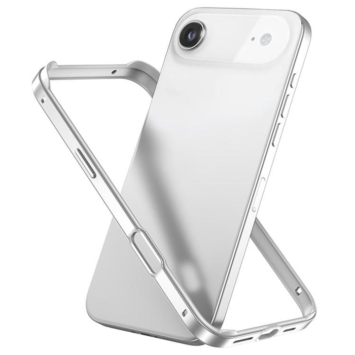 Funda para teléfono híbrida de metal y silicona con cuatro esquinas, resistente a los golpes y con sistema de refrigeración., For iPhone 17 Pro Max, For iPhone 17 Pro, For iPhone 17, For iPhone Air, For iPhone 16 Pro Max, For iPhone 16 Pro             ...
