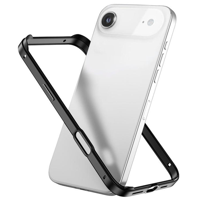 Funda para teléfono híbrida de metal y silicona con cuatro esquinas, resistente a los golpes y con sistema de refrigeración., For iPhone 17 Pro Max, For iPhone 17 Pro, For iPhone 17, For iPhone Air, For iPhone 16 Pro Max, For iPhone 16 Pro             ...