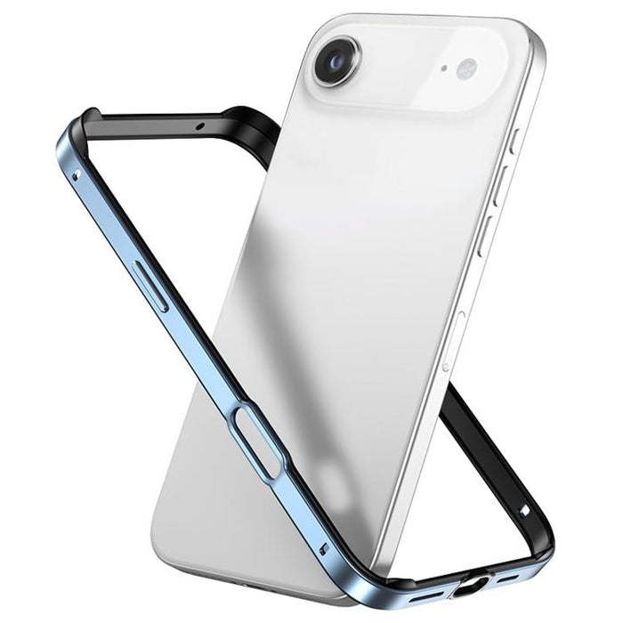Funda para teléfono híbrida de metal y silicona con cuatro esquinas, resistente a los golpes y con sistema de refrigeración., For iPhone 17 Pro Max, For iPhone 17 Pro, For iPhone 17, For iPhone Air, For iPhone 16 Pro Max, For iPhone 16 Pro             ...