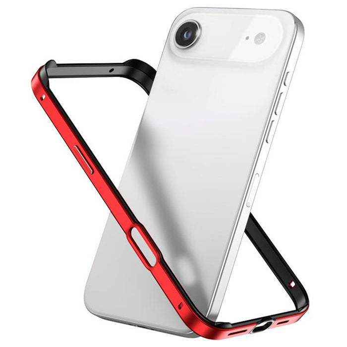 Funda para teléfono híbrida de metal y silicona con cuatro esquinas, resistente a los golpes y con sistema de refrigeración., For iPhone 17 Pro Max, For iPhone 17 Pro, For iPhone 17, For iPhone Air, For iPhone 16 Pro Max, For iPhone 16 Pro             ...