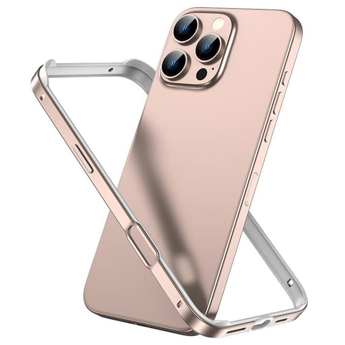 Funda para teléfono híbrida de metal y silicona con cuatro esquinas, resistente a los golpes y con sistema de refrigeración., For iPhone 17 Pro Max, For iPhone 17 Pro, For iPhone 17, For iPhone Air, For iPhone 16 Pro Max, For iPhone 16 Pro             ...