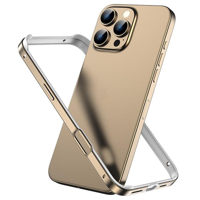 Funda para teléfono híbrida de metal y silicona con cuatro esquinas, resistente a los golpes y con sistema de refrigeración., For iPhone 17 Pro Max, For iPhone 17 Pro, For iPhone 17, For iPhone Air, For iPhone 16 Pro Max, For iPhone 16 Pro             ...