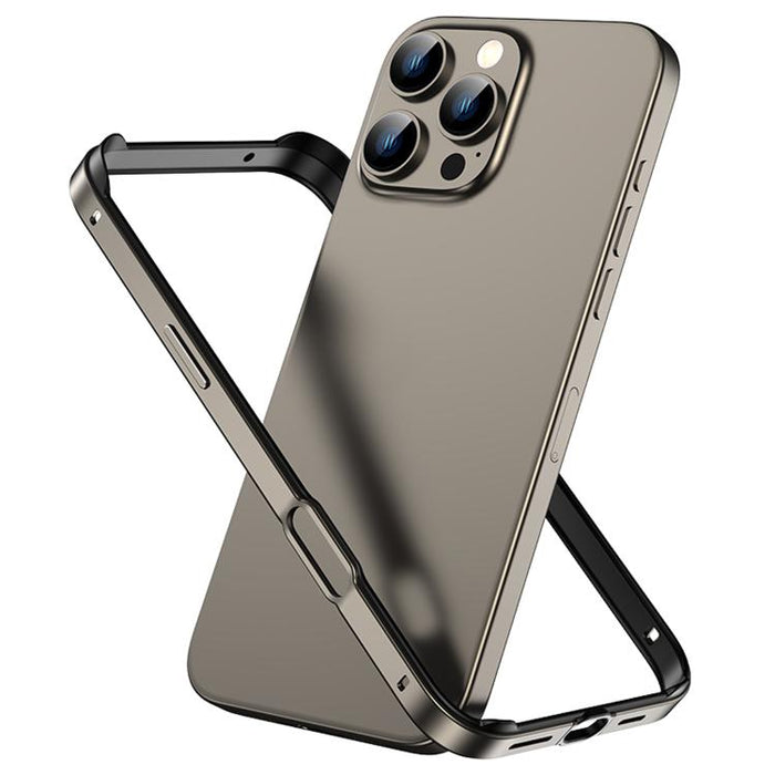 Funda para teléfono híbrida de metal y silicona con cuatro esquinas, resistente a los golpes y con sistema de refrigeración., For iPhone 17 Pro Max, For iPhone 17 Pro, For iPhone 17, For iPhone Air, For iPhone 16 Pro Max, For iPhone 16 Pro             ...