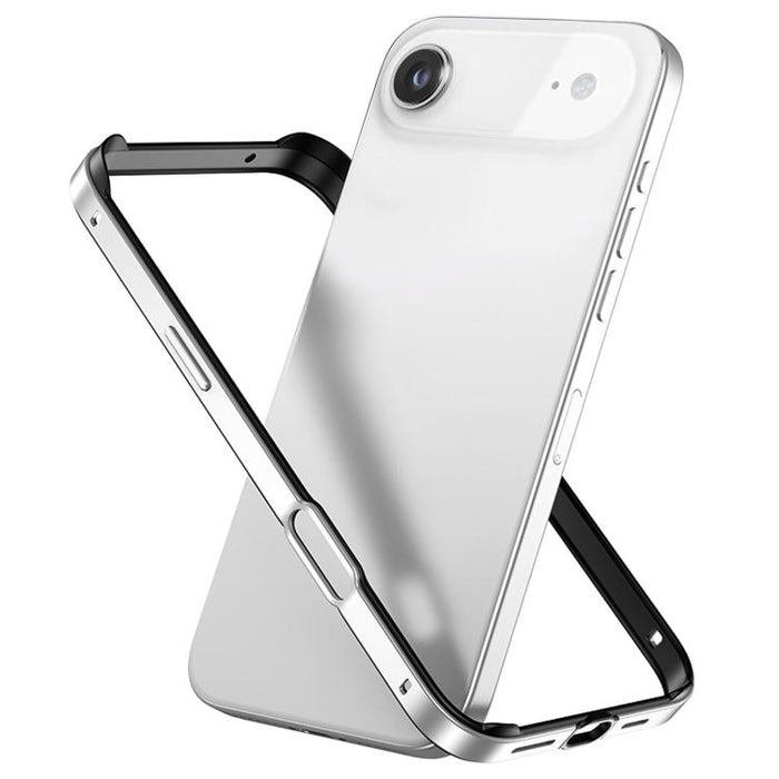 Funda para teléfono híbrida de metal y silicona con cuatro esquinas, resistente a los golpes y con sistema de refrigeración., For iPhone 17 Pro Max, For iPhone 17 Pro, For iPhone 17, For iPhone Air, For iPhone 16 Pro Max, For iPhone 16 Pro             ...