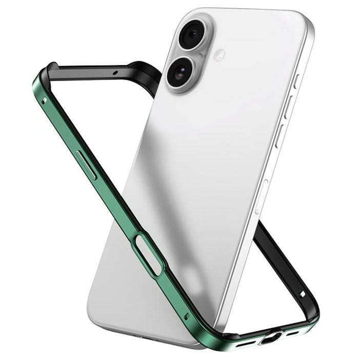 Funda para teléfono híbrida de metal y silicona con cuatro esquinas, resistente a los golpes y con sistema de refrigeración., For iPhone 17 Pro Max, For iPhone 17 Pro, For iPhone 17, For iPhone Air, For iPhone 16 Pro Max, For iPhone 16 Pro             ...